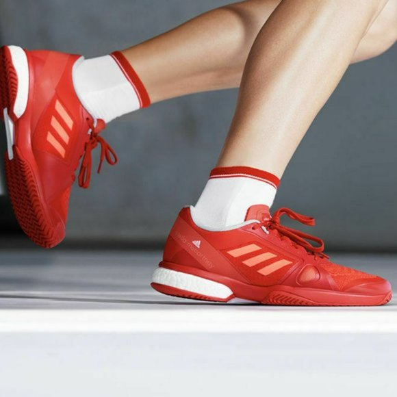 NWT Adidas Stella McCartney Women Barricade Tennis Shoes Boost 10.5